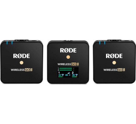 Rode Wireless GO II сверхкомпактная и крайне универсальная двухканальная беспроводная микрофонная система