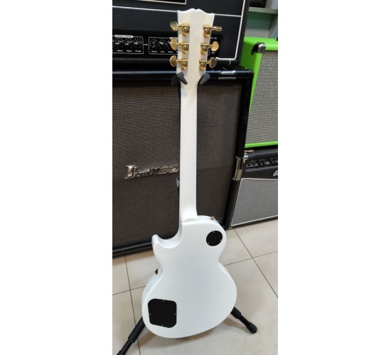 Gibson Les Paul Studio Alpine White электрогитара, цвет белый, США 2017 USED