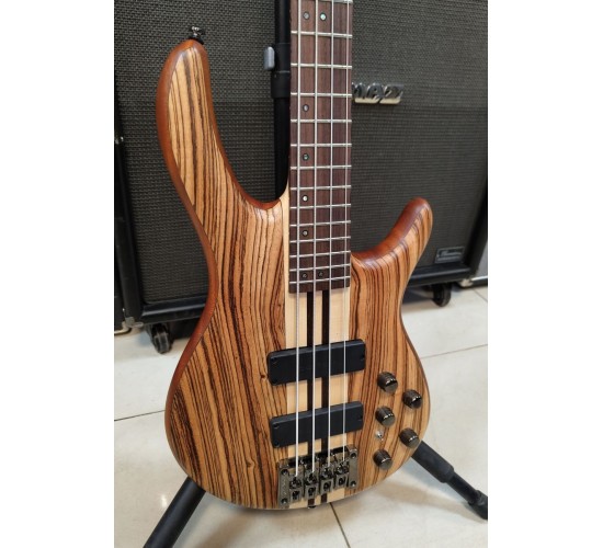 Cort A4-CUSTOM Z OPN бас-гитара, цвет open pore natural, выставочный образец