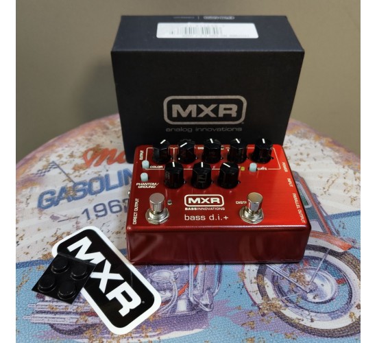 MXR M80 bass d.i.+ Brushed Red Limited Edition басовая педаль преамп + дисторшн, выставочный образец