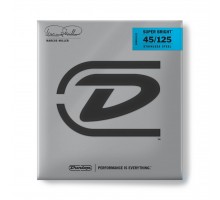 Dunlop DBMMS45125 Marcus Miller Super Bright Комплект струн для 5-стр бас-гитары,нерж.сталь, 45-125