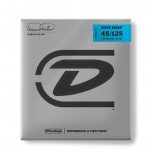 Dunlop DBMMS45125 Marcus Miller Super Bright Комплект струн для 5-стр бас-гитары,нерж.сталь, 45-125