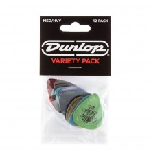Dunlop PVP102 Набор медиаторов Guitar MED/HVY Pick Variety Pack 12шт, средние/толстые
