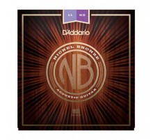 D'Addario NB1152 Nickel Bronze Комплект струн для акустической гитары, Custom Light, 11-52
