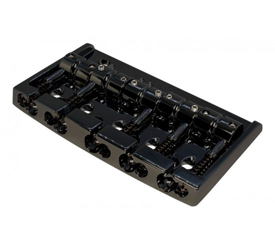 Gotoh 404SJ-5B, бридж басовый, 5-ти струнный, black (классический черный)