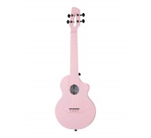 Foix SQ-U-PK Укулеле концертный, карбон, розовый, с чехлом