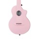 Foix SQ-U-PK Укулеле концертный, карбон, розовый, с чехлом