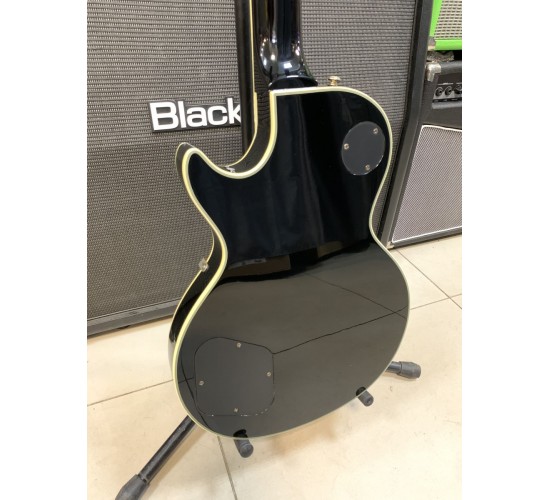 Grass Roots G-LP-60C Les Paul Custom электрогитара, цвет черный, Корея USED