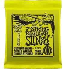 Ernie Ball 2621 струны для 7стр. эл.гитары Nickel Wound Regular Slinky 7 (10-13-17-26-36-46-56)