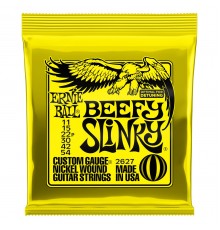 Ernie Ball 2627 струны для эл.гитары Nickel Wound Beefy Slinky (11-15-22p-30-42-54)