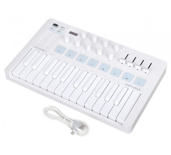 Arturia MiniLAB 3 Alpine White MIDI-клавиатура