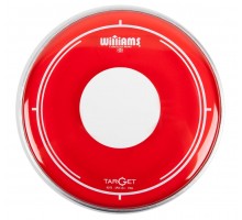 Williams RDT2-7MIL-10 двуслойный пластик, 10", красный с точкой