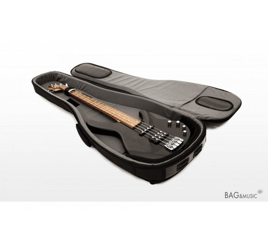 Bag&Music BM1033 Bass Pro Чехол для бас-гитары, серый