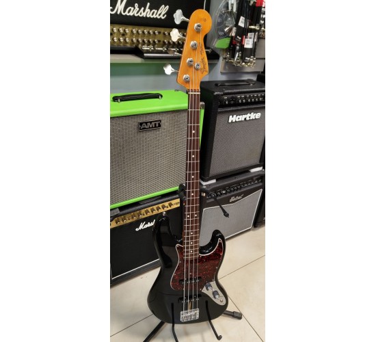 Fender American Vintage '62 Jazz Bass бас-гитара, черный, США, 1996 USED