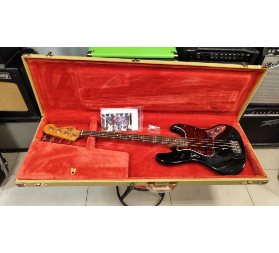 Fender American Vintage '62 Jazz Bass бас-гитара, черный, США, 1996 USED