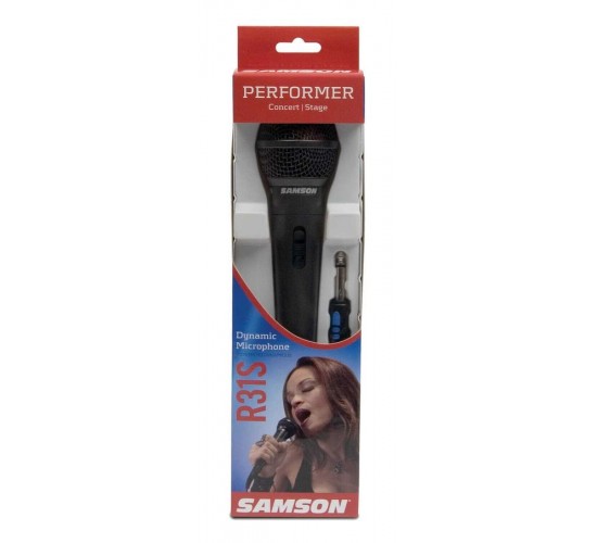 Samson CR31S Динамический кардиодный микрофон, 50-15000 Гц с выключателем