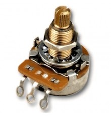 Gibson PPAT-510 500K Audio Taper/Short Shaft потенциометр 500кОм, логарифмическая характеристика