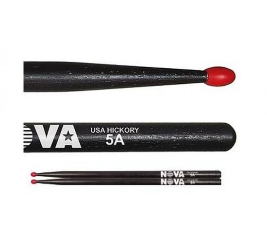 Vic Firth N5ANB барабанные палочки, орех, нейлоновый наконечник, чёрные