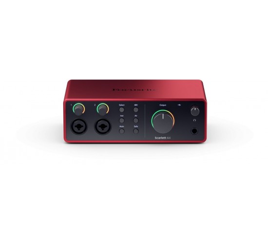 Focusrite Scarlett 4i4 4th Gen Аудиоинтерфейс USB, 4 входа/4 выхода