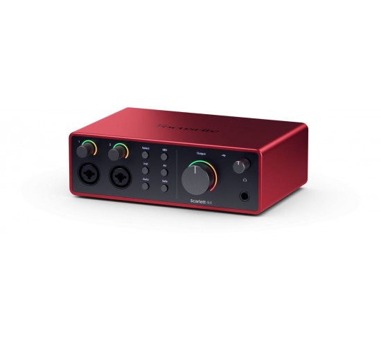 Focusrite Scarlett 4i4 4th Gen Аудиоинтерфейс USB, 4 входа/4 выхода