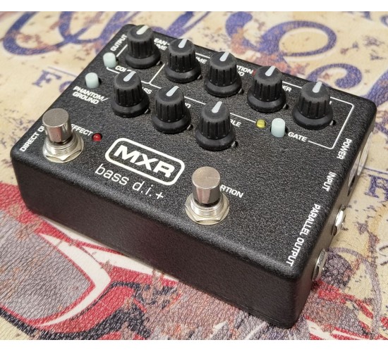 MXR M80 bass d.i.+ басовая педаль - преамп + дисторшн USED
