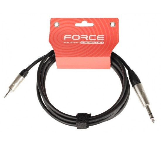 Force FLC-150/2 аудио шнур, stereo jack - mini stereo jack, 2 метра