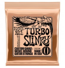 Ernie Ball 2224 струны для электрогитары Nickel Wound Turbo Slinky (9.5-12-16-26-36-46)
