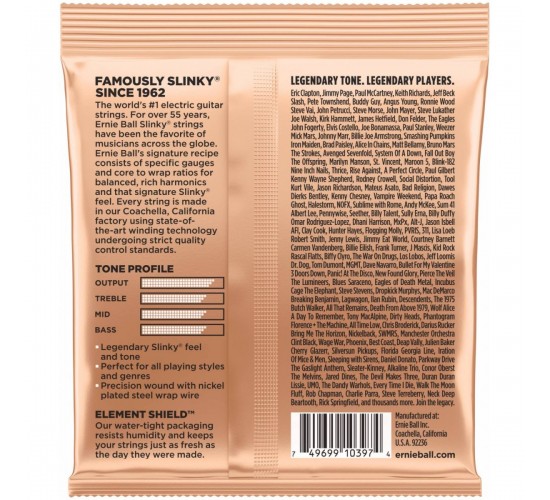 Ernie Ball 2224 струны для электрогитары Nickel Wound Turbo Slinky (9.5-12-16-26-36-46)