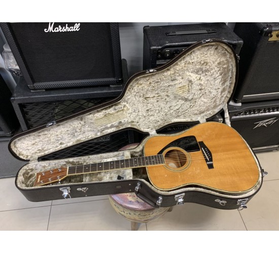 Yamaha FG-400M акустическая гитара, с кейсом, массив, Япония 1984 USED