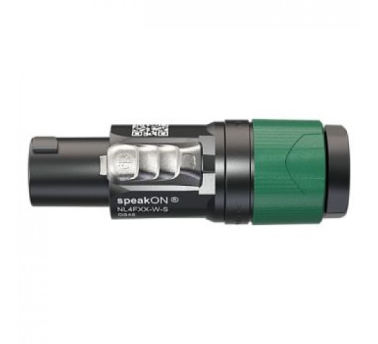 Neutrik NL4FXX-W-S кабельный разъём Speakon 4-контактный
