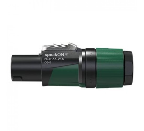 Neutrik NL4FXX-W-S кабельный разъём Speakon 4-контактный