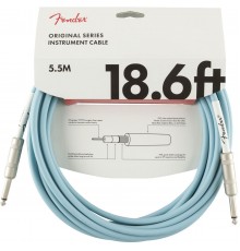 Fender 18.6 Original Instr. Cable DBL Daphne Blue инструментальный кабель, синий, длина 5,5м