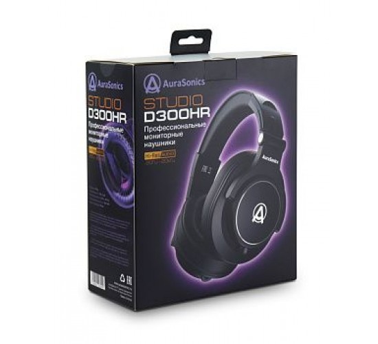 AuraSonics STUDIO D300HR наушники проводные, закрытые