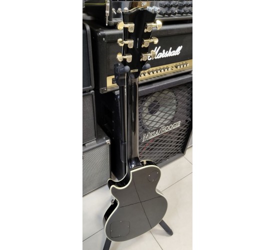 Grass Roots G-LP-60C Les Paul Custom электрогитара, цвет черный, Корея USED