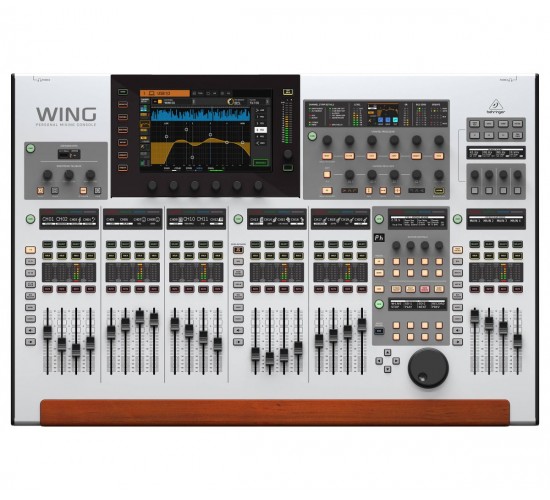 Behringer WING цифровой микшерный пульт, 48вх./28 шин, 24 фейдера, 10' сенсорный экран