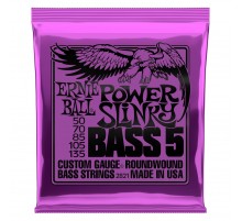 Ernie Ball 2821 Nickel Wound Bass Power Slinky 5 комплект струн для 5-струнной бас-гитары 50-135