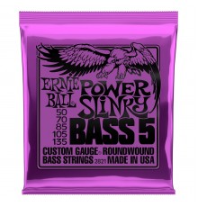 Ernie Ball 2821 Nickel Wound Bass Power Slinky 5 комплект струн для 5-струнной бас-гитары 50-135
