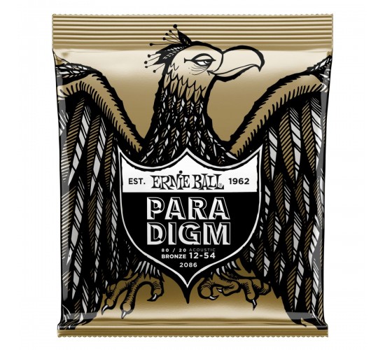 Ernie Ball 2086 струны для акуст.гитары Paradigm (12-16-24w-32-44-54)
