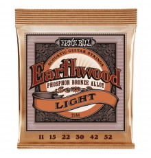 Ernie Ball 2148 струны для акуст.гитары Acoustic Phosphor  (11-15-22w-30-42-52)