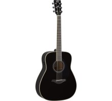 Yamaha FG-TA BL трансакустическая гитара, цвет черный