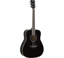 Yamaha FG-TA BL трансакустическая гитара, цвет черный