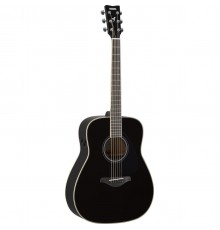 Yamaha FG-TA BL трансакустическая гитара, цвет черный