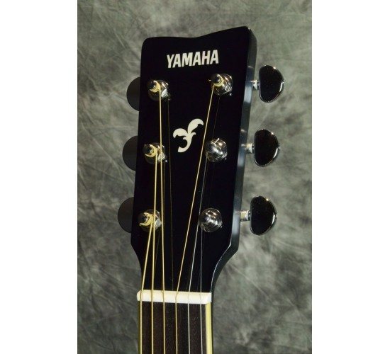 Yamaha FG-TA BL трансакустическая гитара, цвет черный