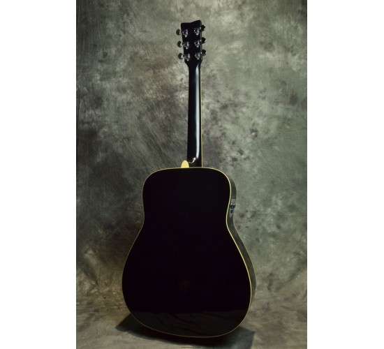 Yamaha FG-TA BL трансакустическая гитара, цвет черный