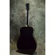 Yamaha FG-TA BL трансакустическая гитара, цвет черный