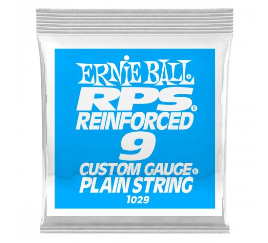 Ernie Ball 1029 струна для электро и акустических гитар. Сталь, калибр .009 (RPS)
