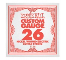 Ernie Ball 1126 струна для электро и акустических гитар. Никель, в оплётке, калибр .026