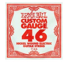 Ernie Ball 1146 струна для электро и акустических гитар. никель, в оплётке, калибр .046