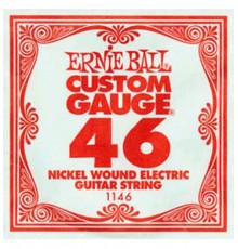 Ernie Ball 1146 струна для электро и акустических гитар. никель, в оплётке, калибр .046