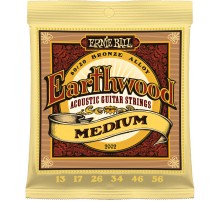 Ernie Ball 2002 струны для акуст.гитары Earthwood 80/20 Bronze Medium (13-17-26-34-46-56)